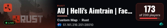 AU | Helli's Aimtrain | Facechecks/1v1/Speargun/Hellis live status badge