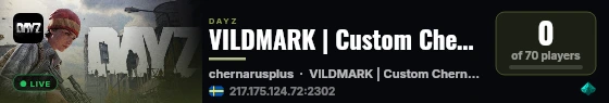 VILDMARK | Custom Cherno | Vanilla+ Mods live status badge