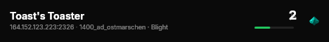Toast's Toaster live status badge
