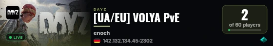 [UA/EU] VOLYA PvE live status badge