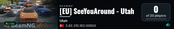 [EU] SeeYouAround - Utah live status badge