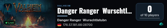 Danger Ranger  Wurschtlstubn live status badge