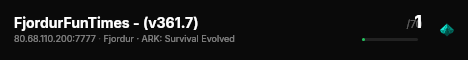 FjordurFunTimes - (v361.7) live status badge