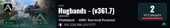 Hugbands - (v361.7) live status badge