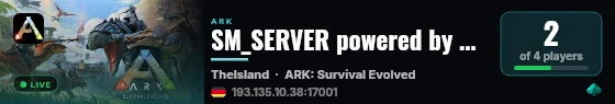 SM_SERVER powered by Host-Unlimited.de - (v361.7) live status badge