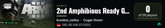 2nd Amphibious Ready Group live status badge