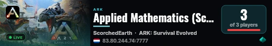 Applied Mathematics (Scorched Earth) - (v361.7) live status badge