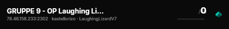 GRUPPE 9 - OP Laughing Lizard live status badge