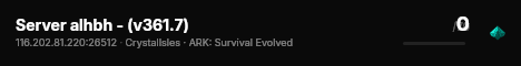Server alhbh - (v361.7) live status badge