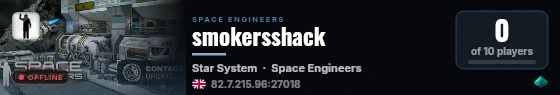 smokersshack live status badge