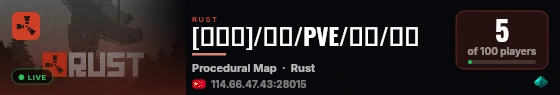 [钓鱼佬]/萌新/PVE/原倍/月清 live status badge