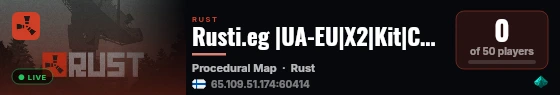 Rusti.eg |UA-EU|X2|Kit|Convoy live status badge