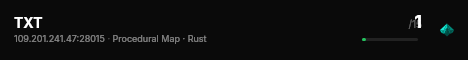 TXT live status badge