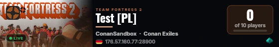Test [PL] live status badge