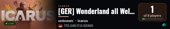 [GER] Wonderland all Welcome (no DLC need) live status badge