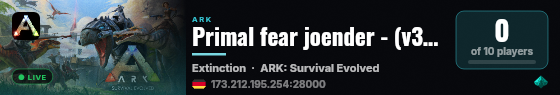 Primal fear joender - (v361.7) live status badge