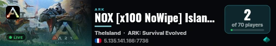 NOX [x100 NoWipe] Island - (v358.24) live status badge