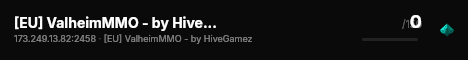 [EU] ValheimMMO - by HiveGamez | discord.gg/nNStUeuW73 live status badge