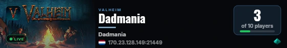 Dadmania live status badge