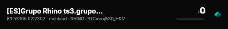[ES]Grupo Rhino ts3.gruporhinoarma.es live status badge
