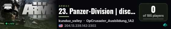 23. Panzer-Division | discord.gg/23pzd live status badge