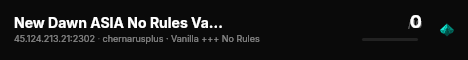New Dawn ASIA No Rules Vanilla +++ live status badge