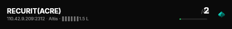 RECURIT(ACRE) live status badge