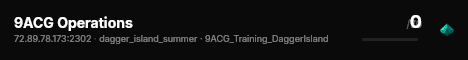 9ACG Operations live status badge