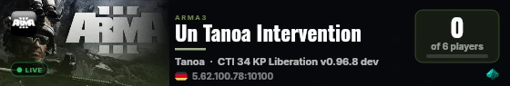 Un Tanoa Intervention live status badge
