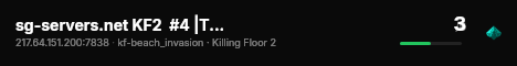 sg-servers.net KF2  #4 |Takeover|Custom Maps live status badge