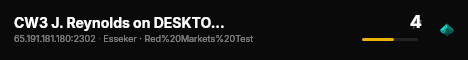 CW3 J. Reynolds on DESKTOP-VV15K2L live status badge