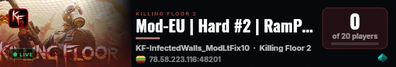 Mod-EU | Hard #2 | RamPaGe Mod | Custom Weapons, Zeds and More live status badge