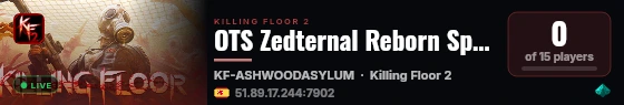 OTS Zedternal Reborn Special - EU live status badge