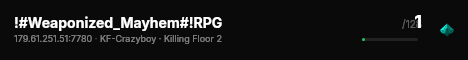 !#Weaponized_Mayhem#!RPG live status badge