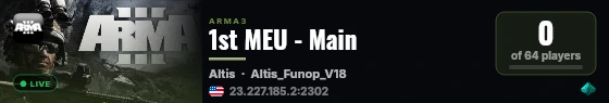 1st MEU - Main live status badge