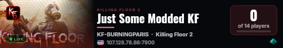 Just Some Modded KF live status badge