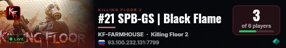 #21 SPB-GS | Black Flame live status badge