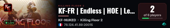 KF-FR | Endless | HOE | Level 20+ | Ranked Custom maps live status badge