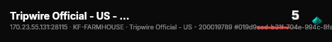 Tripwire Official - US - 200019789 #019d9aed-b31f-704e-994c-8fa live status badge