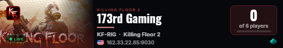 173rd Gaming live status badge