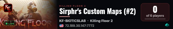 Sirphr's Custom Maps (#2) live status badge