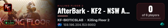 AfterBark - KF2 - NSW AU - #03 live status badge