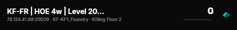 KF-FR | HOE 4w | Level 20+ | Ranked Custom maps live status badge