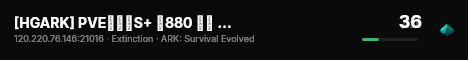 [HGARK] PVE不删档S+ 搜880 灭绝 - (v361.7) live status badge