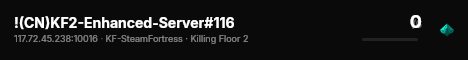 !(CN)KF2-Enhanced-Server#116 live status badge