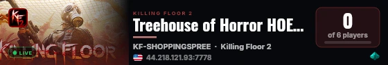 Treehouse of Horror HOE Survival 02 (US-EAST-1) live status badge