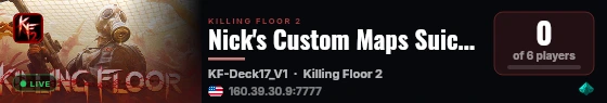 Nick's Custom Maps Suicidal live status badge
