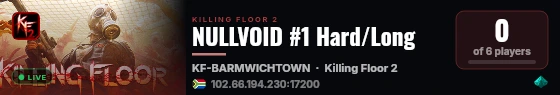 NULLVOID #1 Hard/Long live status badge