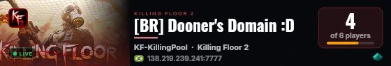 [BR] Dooner's Domain :D live status badge