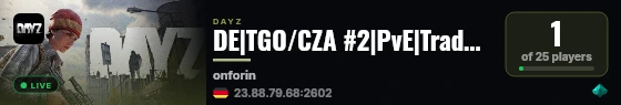 DE|TGO/CZA #2|PvE|Trader|LBMaster|Events|AI/AIConvoy| live status badge